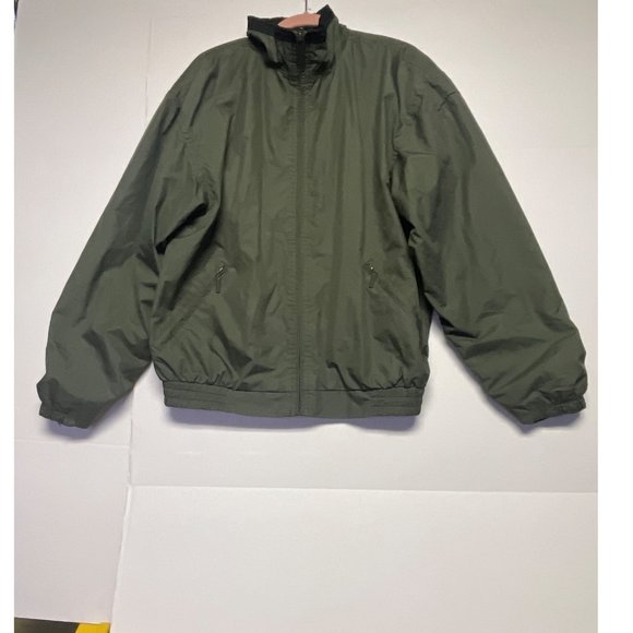 Sun mountain performance outerwear size large hunter green zipper up - Picture 16 of 16